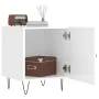 Bedside tables 2 units engineered wood glossy white 40x40x50 cm by , Nightstands - Ref: Foro24-827553, Price: 49,73 €, Discou...