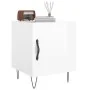 Zwei Nachttische aus weißem Glanz-Engineered-Holz, 40x40x50 cm. von , Nachttische - Ref: Foro24-827553, Preis: 49,73 €, Rabat...