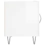Bedside tables 2 units engineered wood glossy white 40x40x50 cm by , Nightstands - Ref: Foro24-827553, Price: 49,73 €, Discou...