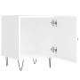 Bedside tables 2 units engineered wood glossy white 40x40x50 cm by , Nightstands - Ref: Foro24-827553, Price: 49,73 €, Discou...