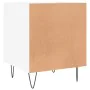 Bedside tables 2 units engineered wood glossy white 40x40x50 cm by , Nightstands - Ref: Foro24-827553, Price: 49,73 €, Discou...