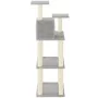 Cat scratcher with light gray sisal posts 118.5 cm by , Cat furniture - Ref: Foro24-171428, Price: 52,89 €, Discount: %
