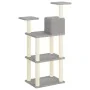 Cat scratcher with light gray sisal posts 118.5 cm by , Cat furniture - Ref: Foro24-171428, Price: 52,89 €, Discount: %