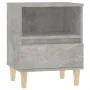 Gray concrete bedside table 40x35x50 cm by , Nightstands - Ref: Foro24-821802, Price: 41,95 €, Discount: %