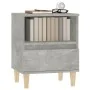 Gray concrete bedside table 40x35x50 cm by , Nightstands - Ref: Foro24-821802, Price: 41,95 €, Discount: %