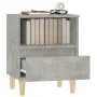 Gray concrete bedside table 40x35x50 cm by , Nightstands - Ref: Foro24-821802, Price: 41,95 €, Discount: %