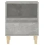 Gray concrete bedside table 40x35x50 cm by , Nightstands - Ref: Foro24-821802, Price: 41,95 €, Discount: %
