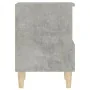 Gray concrete bedside table 40x35x50 cm by , Nightstands - Ref: Foro24-821802, Price: 41,95 €, Discount: %