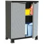 Plastikschrank im Rattan-Design 68x39x92 cm von , Schließfächer und Lagerschränke - Ref: Foro24-337898, Preis: 114,89 €, Raba...