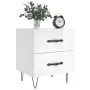 Mesita noche 2 uds madera ingeniería blanco brillo 40x35x47,5cm de , Mesitas de noche - Ref: Foro24-827297, Precio: 60,15 €, ...