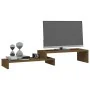 Massive Pinienholz-Monitorständer in Honigbraun (52-101)x22x14cm. von , Computersockel und -erhöhungen - Ref: Foro24-814017, ...