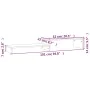 Solid pine wood monitor stand in honey brown (52-101)x22x14cm by , Computer bases and risers - Ref: Foro24-814017, Price: 27,...