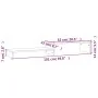 Soporte monitor madera maciza pino marrón miel (52-101)x22x14cm de , Bases y elevadores para ordenadores - Ref: Foro24-814017...