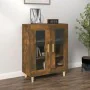 Rauchiger Eichenfurnier-Holzschrank 69,5x34x90 cm von , Sideboards - Ref: Foro24-817333, Preis: 81,49 €, Rabatt: %