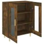 Rauchiger Eichenfurnier-Holzschrank 69,5x34x90 cm von , Sideboards - Ref: Foro24-817333, Preis: 81,49 €, Rabatt: %