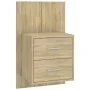 Mesita de noche de pared roble Sonoma de , Mesitas de noche - Ref: Foro24-810995, Precio: 54,61 €, Descuento: %
