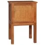 Solid teak wood bedside table 40x35x60 cm by , Nightstands - Ref: Foro24-289061, Price: 96,95 €, Discount: %