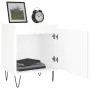 Bedside tables 2 units engineered wood glossy white 40x30x50 cm by , Nightstands - Ref: Foro24-826833, Price: 64,60 €, Discou...
