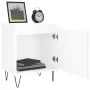 Zwei Nachttische aus weißem Glanz-Engineered-Holz, 40x30x50 cm. von , Nachttische - Ref: Foro24-826833, Preis: 64,60 €, Rabat...