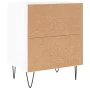 Bedside tables 2 units engineered wood glossy white 40x30x50 cm by , Nightstands - Ref: Foro24-826833, Price: 64,60 €, Discou...