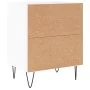 Zwei Nachttische aus weißem Glanz-Engineered-Holz, 40x30x50 cm. von , Nachttische - Ref: Foro24-826833, Preis: 64,60 €, Rabat...