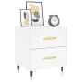 Nachttisch aus weißem Ingenieurholz 40x35x47,5 cm von , Nachttische - Ref: Foro24-827260, Preis: 54,18 €, Rabatt: %