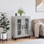 Engineered wood sideboard in gray concrete 69.5x34x90 cm by , Sideboards - Ref: Foro24-827816, Price: 87,12 €, Discount: %