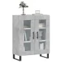 Engineered wood sideboard in gray concrete 69.5x34x90 cm by , Sideboards - Ref: Foro24-827816, Price: 87,12 €, Discount: %