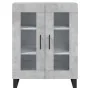 Engineered wood sideboard in gray concrete 69.5x34x90 cm by , Sideboards - Ref: Foro24-827816, Price: 87,12 €, Discount: %