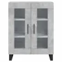 Grauer Beton-Engineered-Holz-Sideboard 69,5x34x90 cm von , Sideboards - Ref: Foro24-827816, Preis: 87,12 €, Rabatt: %