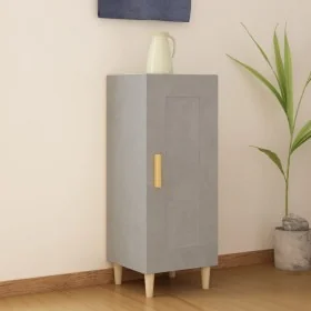 Aparador de madera contrachapada gris hormigón 34,5x34x90 cm de , Aparadores - Ref: Foro24-812415, Precio: 56,82 €, Descuento: %