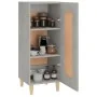 Graue Beton-Sperrholzvitrine 34,5x34x90 cm von , Sideboards - Ref: Foro24-812415, Preis: 57,67 €, Rabatt: %