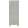 Graue Beton-Sperrholzvitrine 34,5x34x90 cm von , Sideboards - Ref: Foro24-812415, Preis: 57,67 €, Rabatt: %