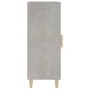 Graue Beton-Sperrholzvitrine 34,5x34x90 cm von , Sideboards - Ref: Foro24-812415, Preis: 57,67 €, Rabatt: %