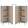 Graue Beton-Sperrholzvitrine 34,5x34x90 cm von , Sideboards - Ref: Foro24-812415, Preis: 57,67 €, Rabatt: %