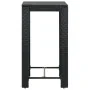 Tall garden table made of black synthetic rattan 60.5x60.5x110.5 cm by , Garden tables - Ref: Foro24-45871, Price: 207,68 €, ...