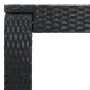 Tall garden table made of black synthetic rattan 60.5x60.5x110.5 cm by , Garden tables - Ref: Foro24-45871, Price: 207,68 €, ...