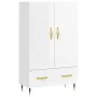 High gloss white engineered wood sideboard 69.5x31x115 cm by , Sideboards - Ref: Foro24-828214, Price: 98,09 €, Discount: %