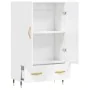 High gloss white engineered wood sideboard 69.5x31x115 cm by , Sideboards - Ref: Foro24-828214, Price: 98,09 €, Discount: %