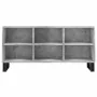 Engineered wood TV stand in concrete gray, 103.5x30x50 cm by , TV Furniture - Ref: Foro24-827000, Price: 63,17 €, Discount: %