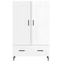 Hochglanz-Weißer Schrank aus Holzwerkstoff 69,5x31x115 cm von , Sideboards - Ref: Foro24-830342, Preis: 95,37 €, Rabatt: %
