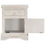 Solid white mango wood bedside table 40x30x50 cm by , Nightstands - Ref: Foro24-247713, Price: 120,85 €, Discount: %