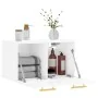 Wandschrank aus glänzend weißem Sperrholz 60x36,5x35 cm von , Schließfächer und Lagerschränke - Ref: Foro24-830006, Preis: 42...