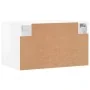 Wandschrank aus glänzend weißem Sperrholz 60x36,5x35 cm von , Schließfächer und Lagerschränke - Ref: Foro24-830006, Preis: 42...