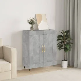 Engineered wood sideboard in gray concrete 69.5x34x90 cm by , Sideboards - Ref: Foro24-830176, Price: 74,39 €, Discount: %
