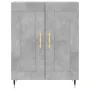 Engineered wood sideboard in gray concrete 69.5x34x90 cm by , Sideboards - Ref: Foro24-830176, Price: 74,39 €, Discount: %