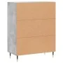 Engineered wood sideboard in gray concrete 69.5x34x90 cm by , Sideboards - Ref: Foro24-830176, Price: 74,39 €, Discount: %