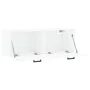 Wall-mounted cabinet in glossy white engineered wood, 100x36.5x35 cm by , Lockers and storage cabinets - Ref: Foro24-830134, ...