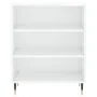 Engineered wood glossy white sideboard 57x35x70 cm by , Sideboards - Ref: Foro24-827126, Price: 56,18 €, Discount: %