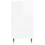 Engineered wood glossy white sideboard 57x35x70 cm by , Sideboards - Ref: Foro24-827126, Price: 56,18 €, Discount: %